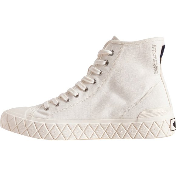 NEW Palladium Palla Ace Canvas Mid Sneakers For Men Star White 362sn - Picture 3 of 8